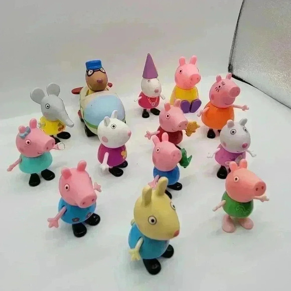 Lot of 13 Peppa Pig Family and Friends Race Car, Suzy, etc. - Picture 6 of 13